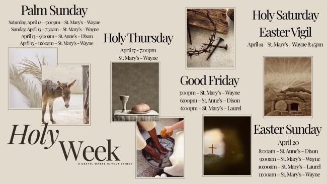 2025 Holy Week Rotator